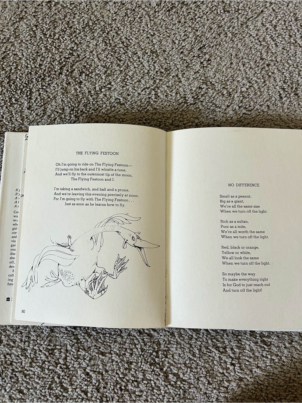 Where the Sidewalk Ends Poem Book - Picture 2 of 2